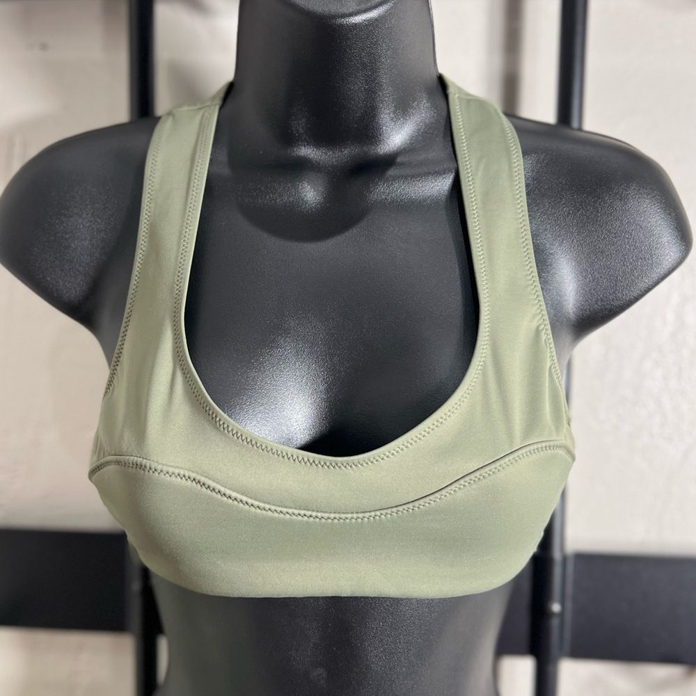 COS bikini top Olive Khaki Green Size 4